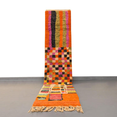 Vintage Runner Moroccan Rug 2.2 x 11.4 feet / 69 x 350 cm - Ettilux Home